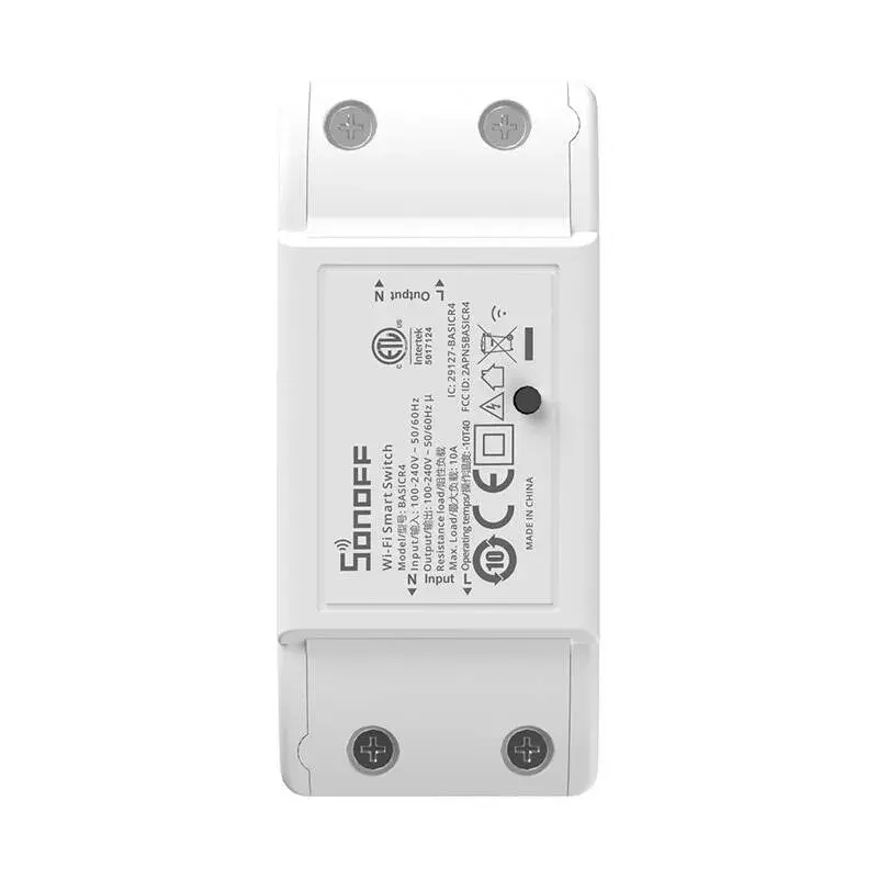 Interruptor inteligente Sonoff BASICR4 10A ESP32 — módulo de relé Wi‑Fi para automação residencial