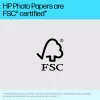 HP 49V51A Advanced papel fotográfico brilhante, 4 x 12 polegadas (102 x 305 mm), 250 g/m², 65 lb, 10,5 mil, 10 folhas