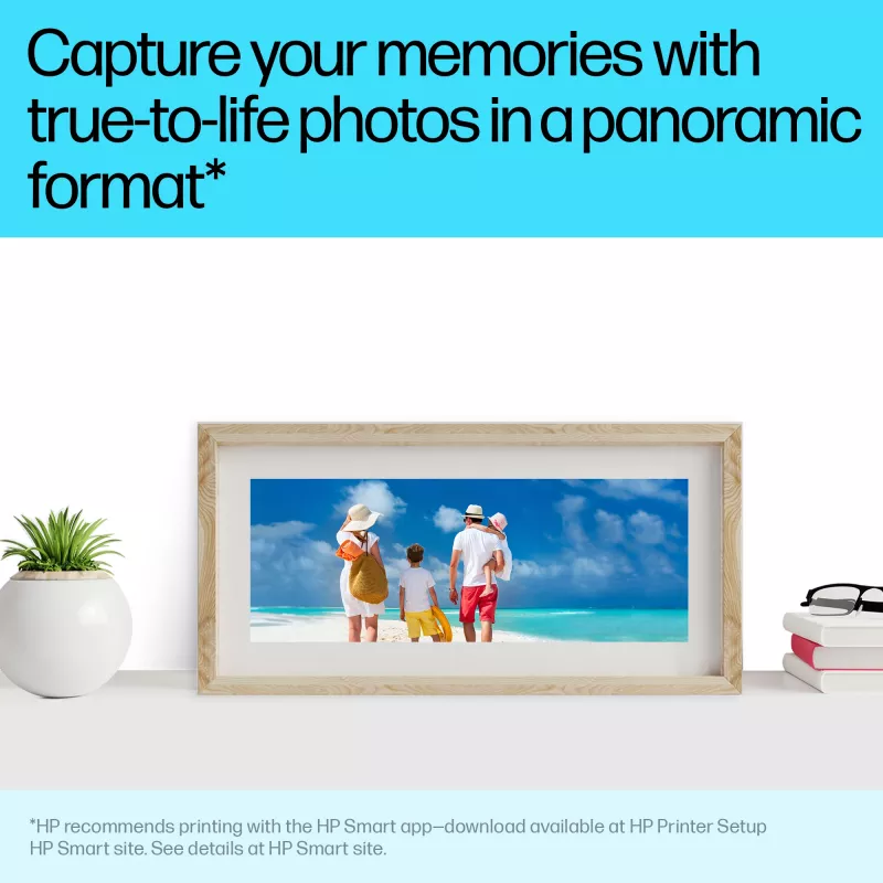 HP 49V51A Advanced papel fotográfico brilhante, 4 x 12 polegadas (102 x 305 mm), 250 g/m², 65 lb, 10,5 mil, 10 folhas