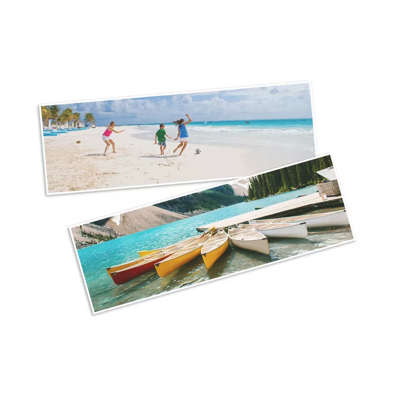 HP 49V51A Advanced papel fotográfico brilhante, 4 x 12 polegadas (102 x 305 mm), 250 g/m², 65 lb, 10,5 mil, 10 folhas