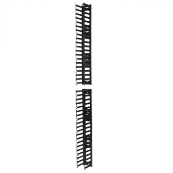 APC AR7580A NetShelter SX organizador vertical de cabos, 42U, 750 mm de largura, preto, TAA (2 un.)