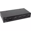 Splitter de parede de vídeo InLine DisplayPort para HDMI 2x2 1 IN 4 OUT 4K UltraHD