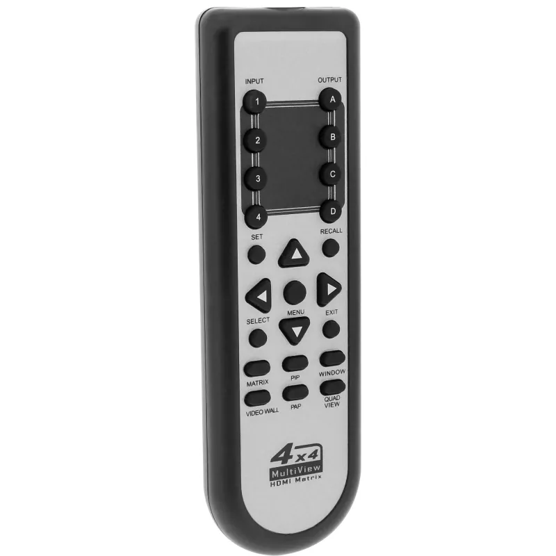 Comutador de matriz HDMI multi-view InLine 4x4 4 IN 4 OUT parede de vídeo FullHD