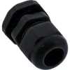 Bucim de cabo InLine 44010B PG 7, IP68, 3,5–6 mm, nylon com vedante de neopreno, preto, 10 unidades