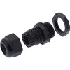 InLine 44010B bucim de cabo PG 7, IP68, 3,5-6 mm, nylon com vedação de neopreno, 10 unid., preto