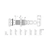 InLine 44010B bucim de cabo PG 7, IP68, 3,5-6 mm, nylon com vedação de neopreno, 10 unid., preto