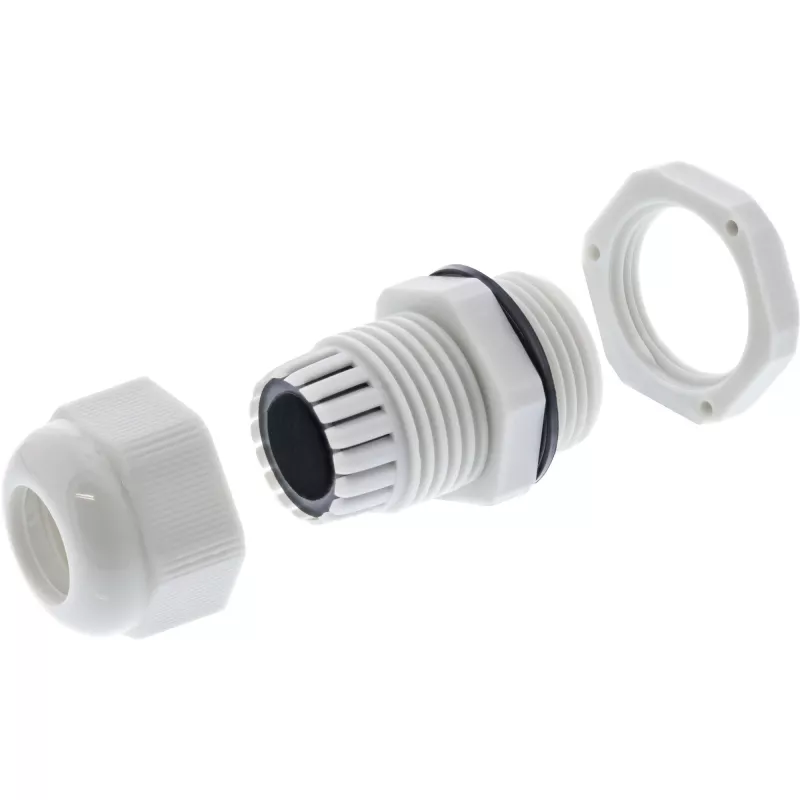 Prensa-cabos InLine nylon IP68 3,5 - 6 mm cinzento 10 unid.