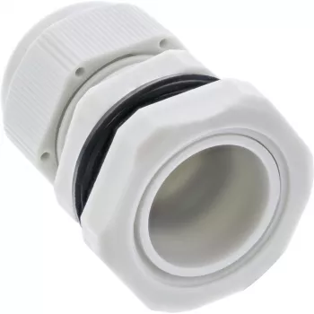 Prensa-cabos InLine 6–12 mm nylon IP68 cinzento, pack de 10, diâmetro exterior 12 mm