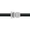 Prensa-cabos InLine 6–12 mm nylon IP68 cinzento, pack de 10, diâmetro exterior 12 mm