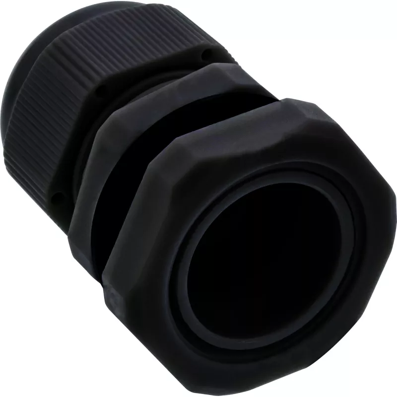 Prensa-cabos InLine 44012B nylon IP68 para cabo Ø6–12 mm, preto, pack de 10