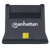 Manhattan 102025 leitor de cartões Smart/SIM USB-A, 480 Mbps (USB 2.0), de secretária, vertical
