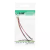 Adaptador de ventoinha InLine 3pin fêmea / 2x 3pin macho aprox. 0,10m
