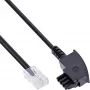 Cabo TAE-F alemão / RJ45 8P2C InLine 0,5 m