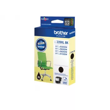 Tinteiro Brother LC229XLBKBP 1 unid. original preto