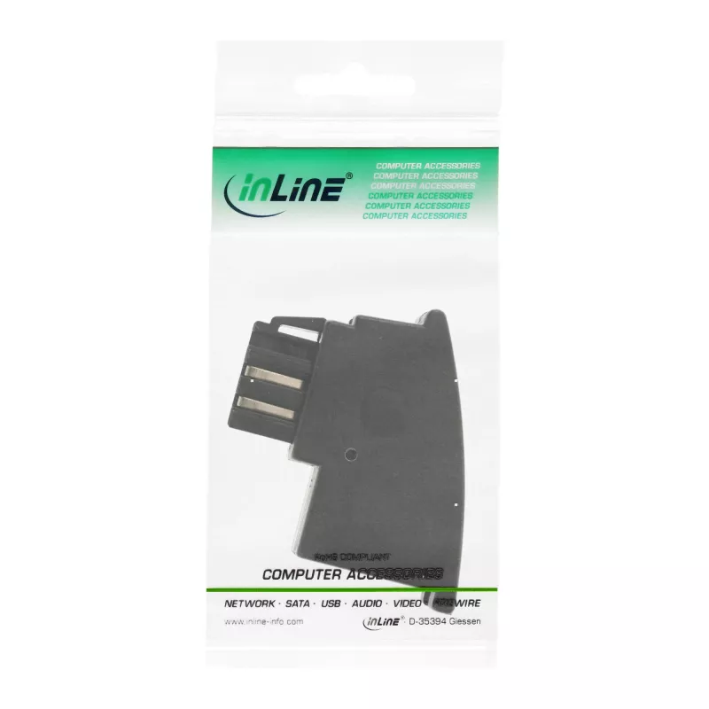 Adaptador TAE-N InLine TAE-N macho / RJ11 fêmea 6P4C