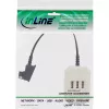 Adaptador TAE InLine TAE-F alemão macho / TAE NFN + RJ11 fêmea 0,2 m
