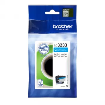 Cartucho Brother LC-3233C ciano tinta 1500 páginas DCP-J1100DW/MFC-J1300DW