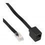 Extensão ISDN InLine RJ45 8P8C ficha/conector fêmea 3 m