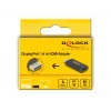 Adaptador ativo DisplayPort 1.4 para HDMI DeLOCK 8K HDR preto