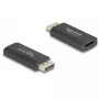 Adaptador ativo DisplayPort 1.4 para HDMI DeLOCK 8K HDR preto