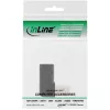 Adaptador DisplayPort InLine, ficha / conector fêmea DisplayPort, angulado para cima