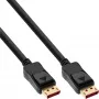 Cabo DisplayPort 1.4 ativo InLine, 8K4K, preto, dourado, 10 m