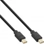 Cabo Mini DisplayPort 1.4 InLine M/M, preto/dourado, 1 m