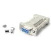 Adaptador de modem nulo série DB9 RS232 StarTech.com - F/F, DB-9, DB-9, branco