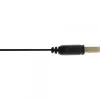 Cabo plano USB 2.0 InLine Type-A ficha / conector fêmea com banho de ouro preto 5 m