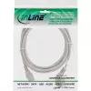 Cabo de alimentação InLine, CEE 7/7 angulado / ficha IEC C13 de 3 pinos, cinzento, 2 m