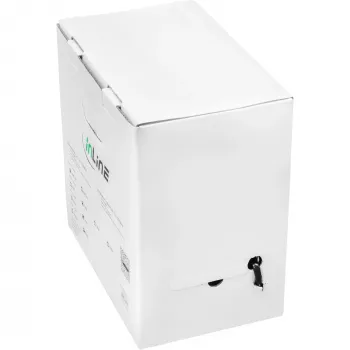 Cabo de instalação exterior InLine S/FTP PiMF Cat.7a AWG 23 cobre 1200 MHz PE, 100 m