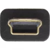Cabo plano USB 2.0 InLine ficha USB Type-A / ficha Mini-B 5 pinos preto/dourado 5 m