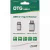 Conjunto de adaptadores USB-C InLine 35809 USB-C macho para Micro-USB fêmea USB3.0 A fêmea