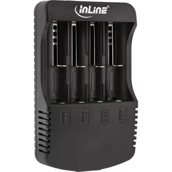 Carregador InLine para baterias de lítio e NiCd+NiMH, 1 unid.