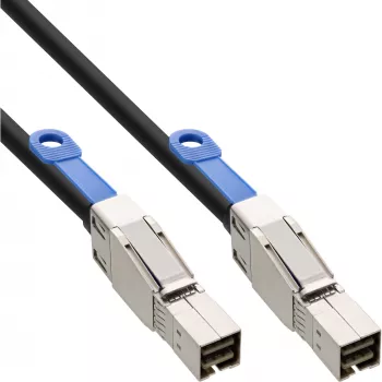 Cabo Mini SAS HD externo InLine SFF-8644 para SFF-8644 12Gb/s 2 m