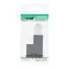 Adaptador de cabo de rede Cat.6A InLine, RJ45 macho / fêmea, ângulo de 90° para a direita