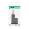 Adaptador de cabo de rede Cat.6A InLine, RJ45 macho / fêmea, ângulo de 90° para cima