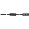 Cabo repetidor ativo USB3.2 Gen.1 InLine Type-A macho / fêmea, preto, 10 m