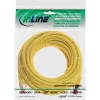 Cabo de rede InLine S/FTP PiMF Cat.6 250 MHz cobre isento de halogéneos amarelo 5 m