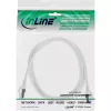 Cabo de rede InLine, Cat.6A, S/FTP, TPE flexível, branco, 3 m