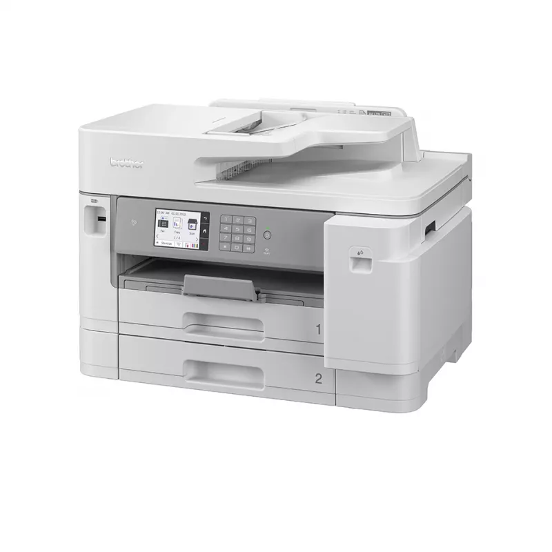 Impressora multifunções de jato de tinta a cores Brother MFC-J5955DW, A3, 1200 x 4800 DPI, 30 ppm, Wi-Fi, branca