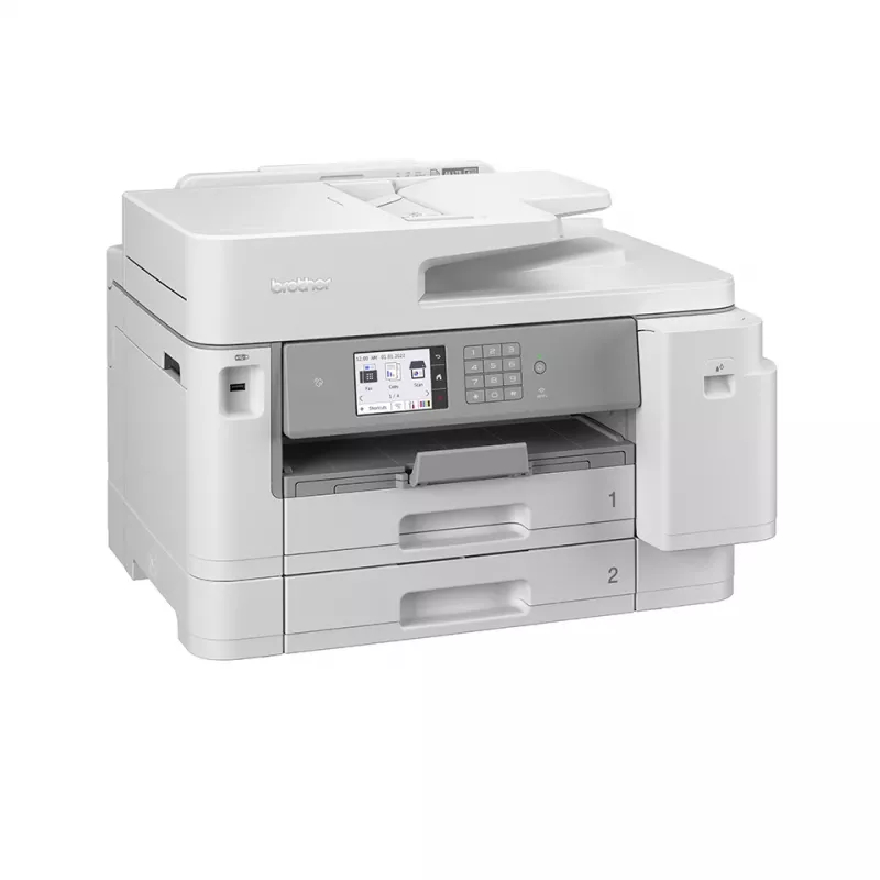 Impressora multifunções de jato de tinta a cores Brother MFC-J5955DW, A3, 1200 x 4800 DPI, 30 ppm, Wi-Fi, branca