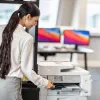 Impressora multifunções de jato de tinta a cores Brother MFC-J5955DW, A3, 1200 x 4800 DPI, 30 ppm, Wi-Fi, branca
