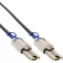 Cabo SAS InLine, Mini-SAS 26 pinos SFF-8088 para Mini-SAS 26 pinos SFF-8088, 2 m