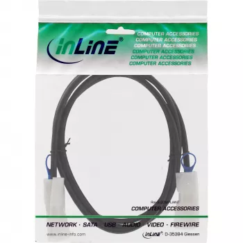 Cabo SAS InLine, Mini-SAS 26 pinos SFF-8088 para Mini-SAS 26 pinos SFF-8088, 2 m