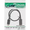 Cabo conversor DisplayPort para HDMI InLine 17181I 4K/60Hz preto 1m