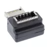 Adaptador USB 3.2 interno InLine, ficha de painel frontal USB-E para conector fêmea USB-E 90°
