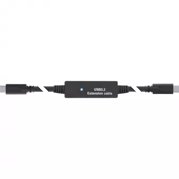Cabo ativo USB 3.2 Gen.1 InLine, ficha USB-C para ficha USB-C, 5m