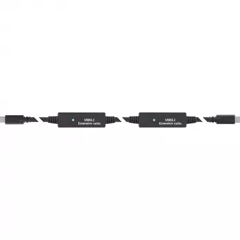 Cabo ativo USB 3.2 Gen.1 InLine, ficha USB-C para ficha USB-C, 10m
