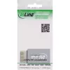 Adaptador USB 3.2 InLine, ficha interna USB-E de painel frontal para conector fêmea USB-A